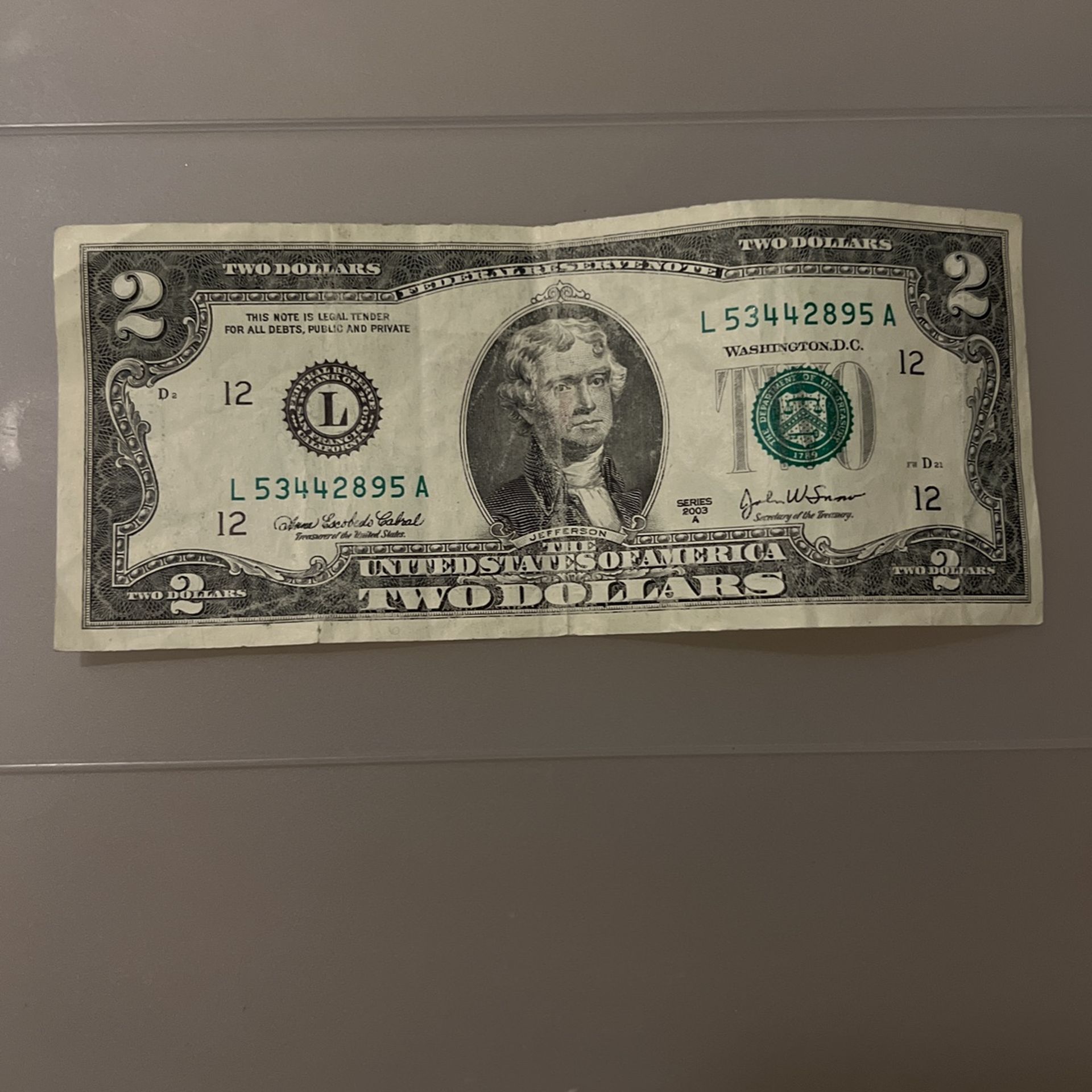 Two Dollar Bill