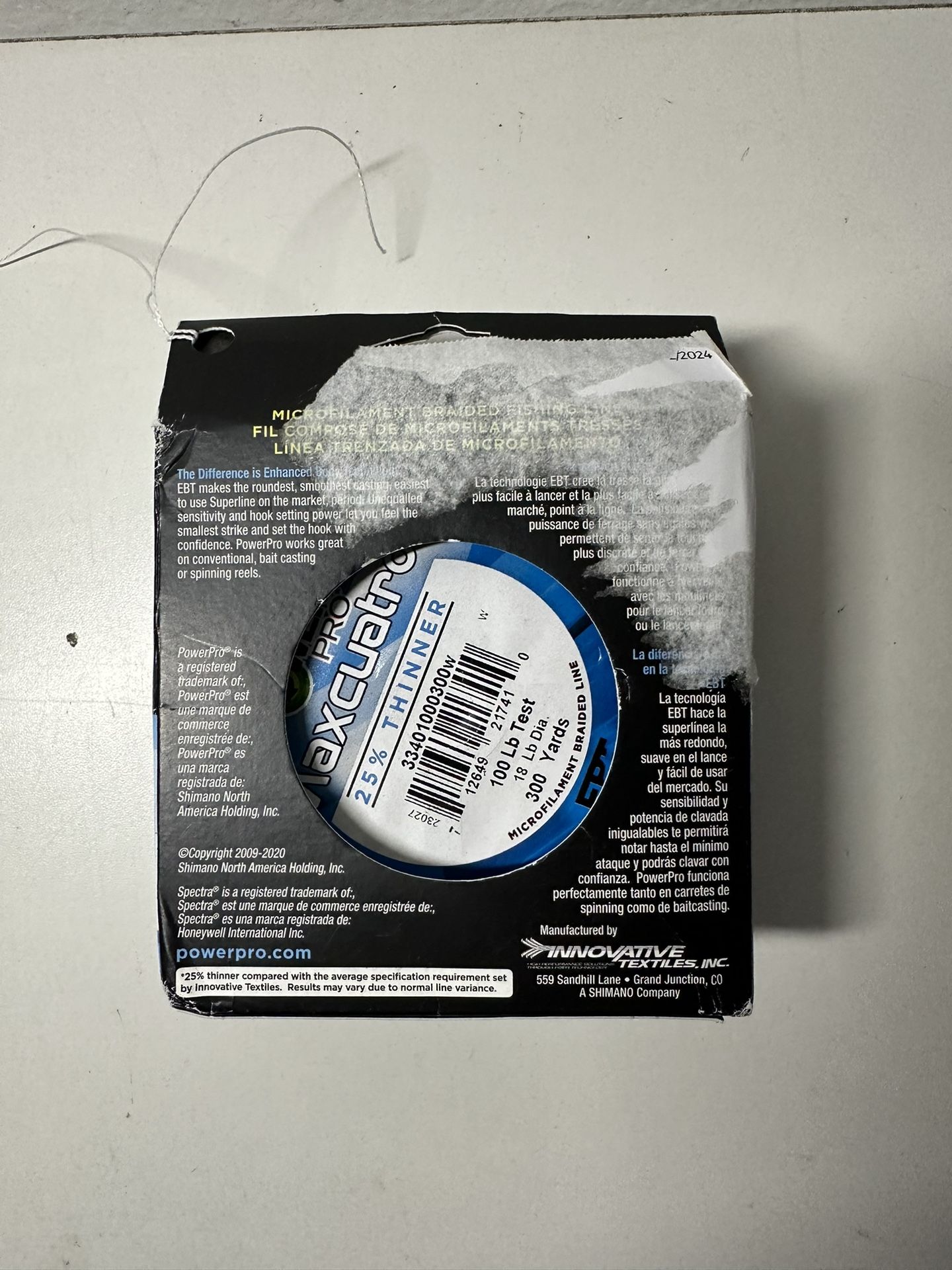 MAXCUATRO Braided Fishing Line - 100LB Test, 300 Yards, White - View #10