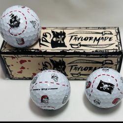 BRAND NEW LIMITED EDITION 2025 TAYLORMADE TP5 pix Pirates - Dozen Treasure Golf Balls