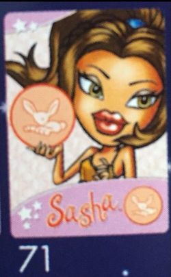 Bratz card Sasha #71