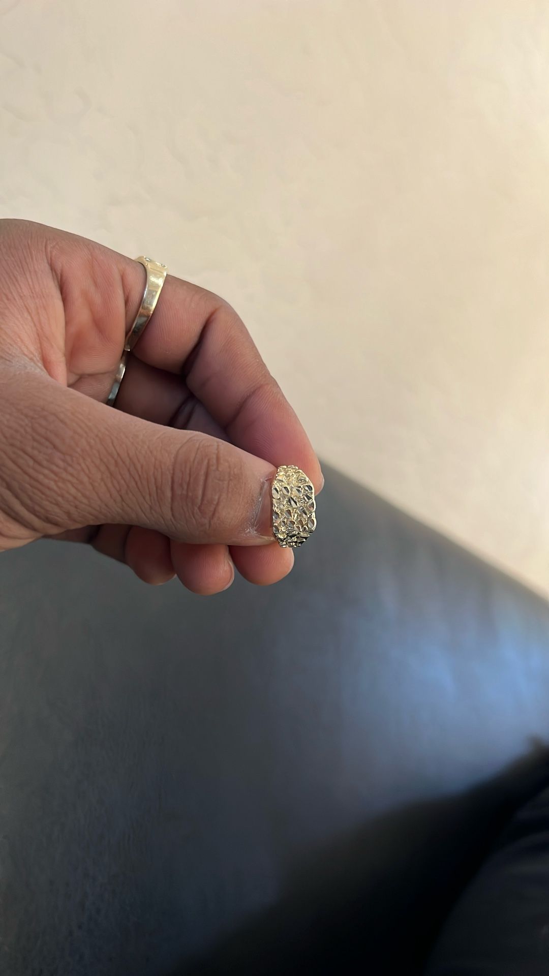 10k Nugget Ring