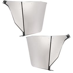 Full Door W/Steel Frames Compatible with 2008-2013 Kawasaki Teryx 750 Silvery