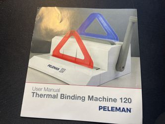 Peleman thermal binding machine