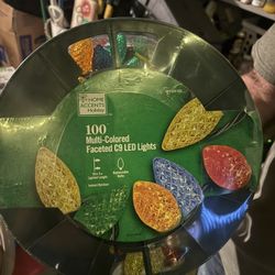 Colored Lights 2 Rolls Of C6 LED Lights And 6 Packs Of Smaller Mini LED String Lights