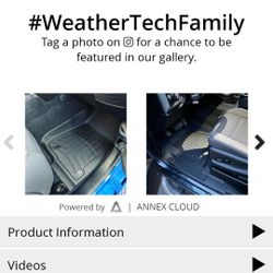 21-24 Kia Sorento Weather Tech Mats