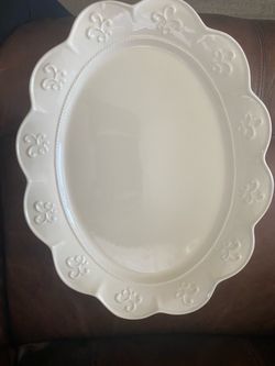Princess House ceramic platter