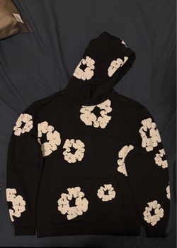 Denim Tears Cotton Wreath Hoodie Black