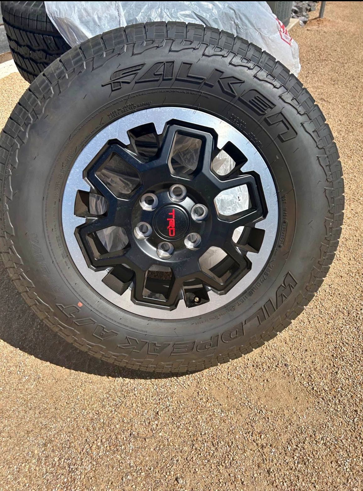 New  2025 TRD Toyota 4Runner wheels and tires