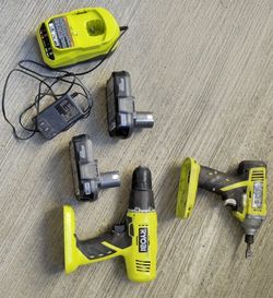 Cordless Drill & Impact Driver Combo Kit - (2) 2.0Ah + Charger