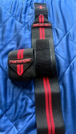 Harbinger Wrist Wraps Black and Red