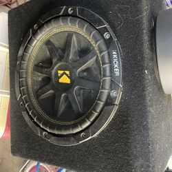 Kicker Comp 10” Subwoofer With Box 