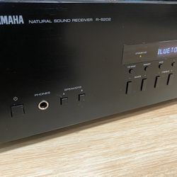YAMAHA R-S202 2-Ch x 100 Watts Natural Sound Stereo Receiver with Bluetooth