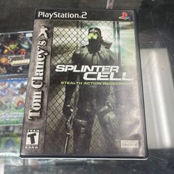 Splinter Cell Ps2 $20 Gamehogs 11am-7pm