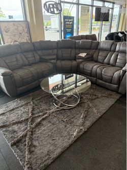 Power Reclining Sectional On Sale