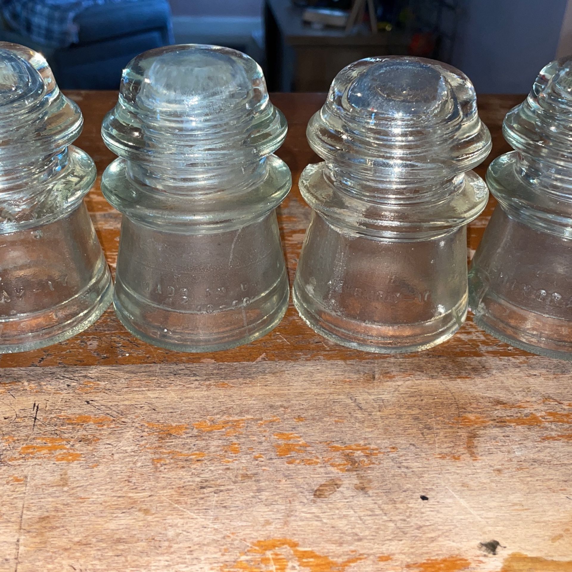 Antique Glass Hard Knobs