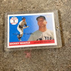 2006 signed Mickey mantle