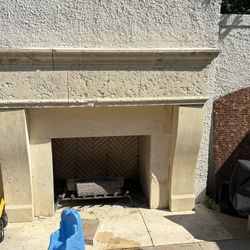 FREE Travertine And Outdoor Mantle Pieces 