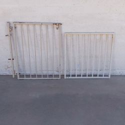 Two Metal Fence Gates - $25 and $15