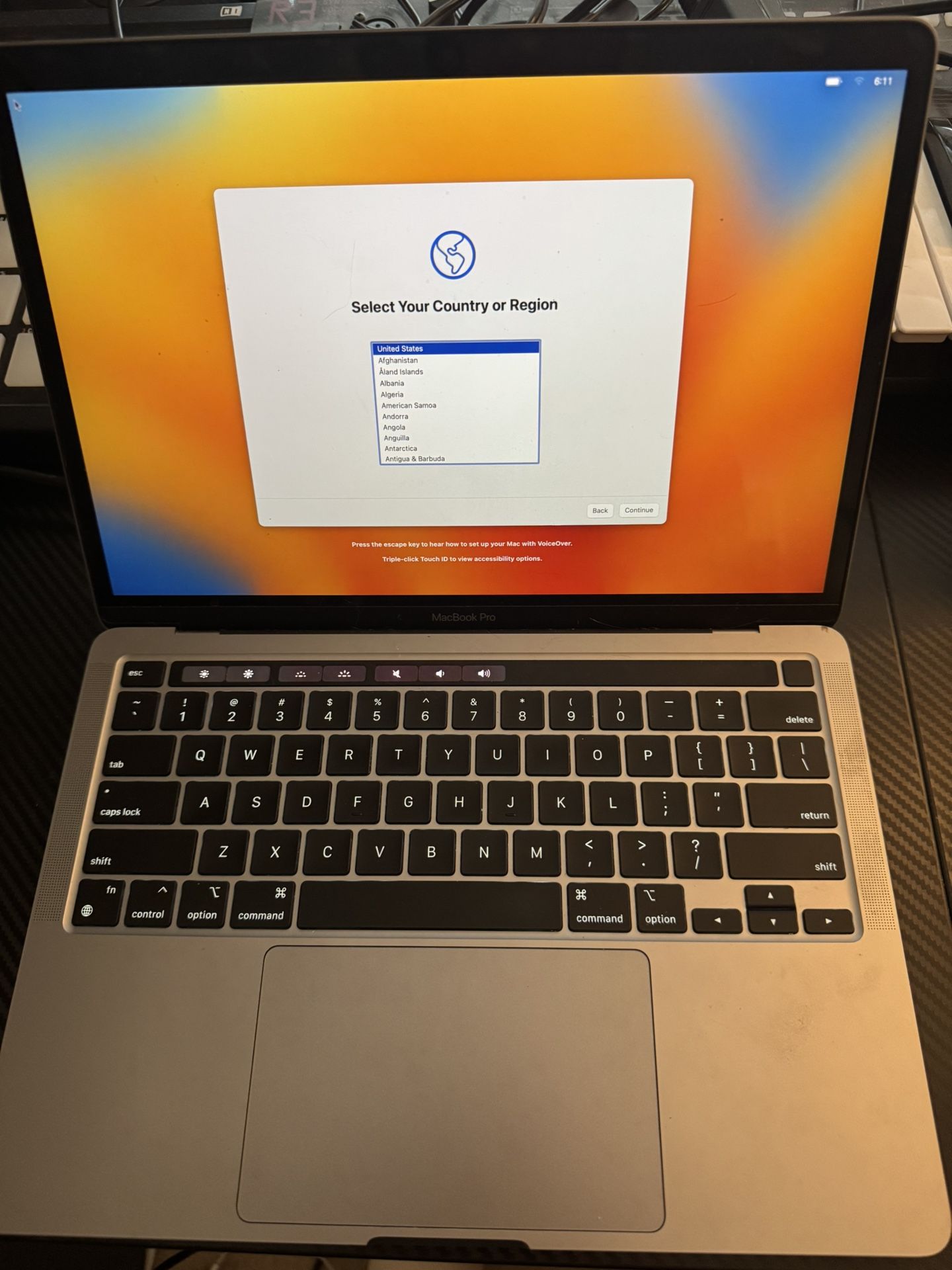 2020 M1 MacBook Pro