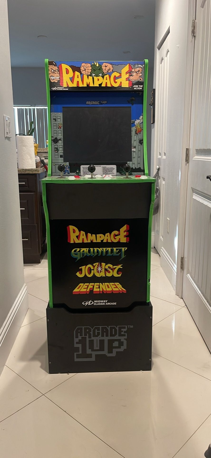 Arcade 1 Up Midway Rampage Classic
