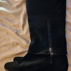 Steve Madden Womens Suede Boots Sz 10