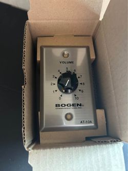 Bogen AT-10A 10-Watt Attenuator Speaker Volume Control Commercial Audio