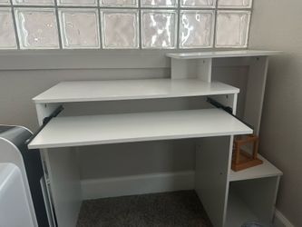 White ikea desk