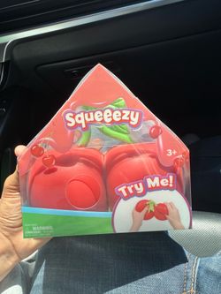 squeezy cherry stress toy