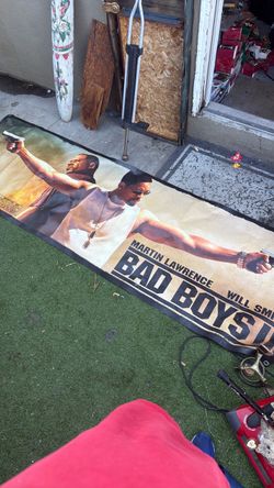 Bad Boys Will Smith Martin movie poster 8ft 2 in long