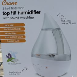 Humidifier - Cool Mist With Sound Machine (BRAND NEW)