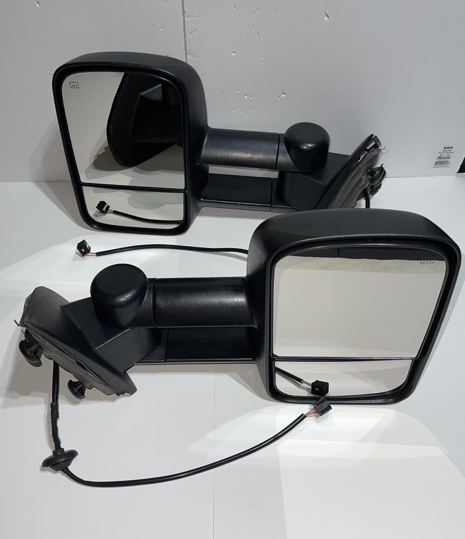 Mirrors. Power / Heat Towing Mirrors For Chevy Silverado  / GMC Sierra For 2014 To 2018