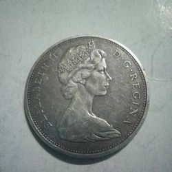 1965 Canada Silver Coin UK Queen Used