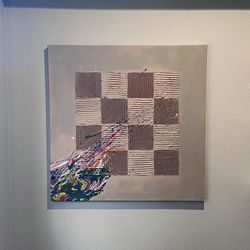 Hand Painted Abstract / Modern Splatter Textured Art