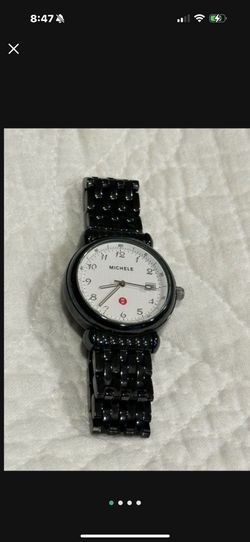 Nice Michele Stainless Steel Watch And Band