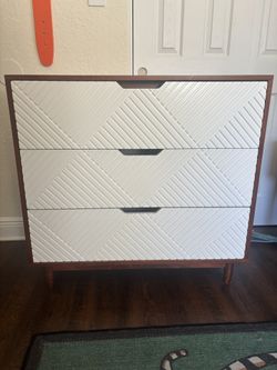 MCM Style Dresser And Nightstand Set