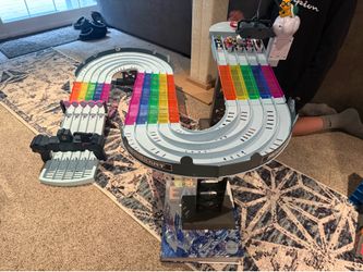 Mario kart hot wheels Rainbow Road *broken!