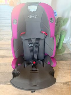 Graco car seat with back 3 in 1 used