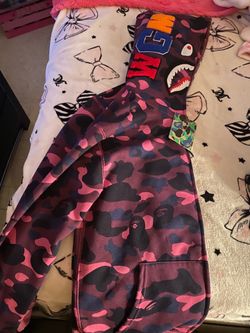 BAPE Purple Camo Shark Full Zip Hoodie 🦈💜