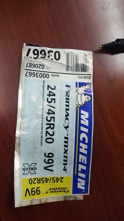 P245-45 R20 MICHELIN