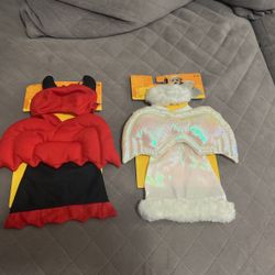 Devil And Angel Dog Costume Sz XS