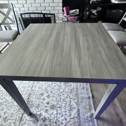 Gray Dinner Table/ 4 Chairs  
