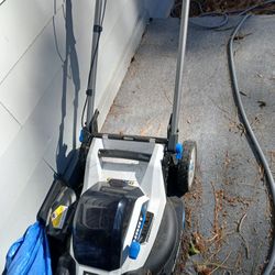 Hart Push Mower Battery Operated