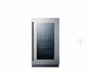 18 in. 2.9 cu. ft. Mini Refrigerator with Glass Door