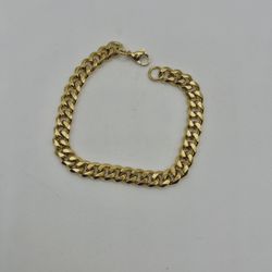 Gold Cuban Chain Bracelet