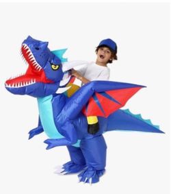 Kids Inflatable Dragon Rider Costume