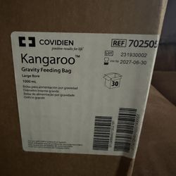 Kangaroo Gravity Feeding Bag - Large Bore - 1000ml