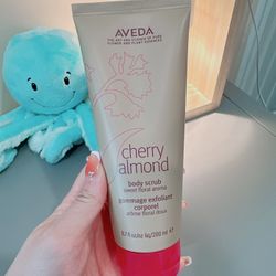 Aveda cherry almond body scrub/body wash /NEW
