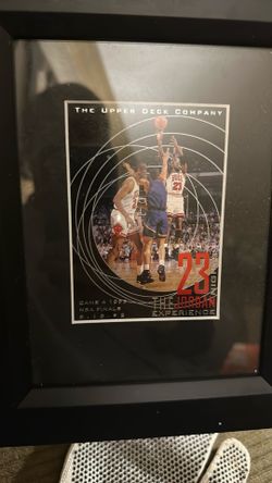 Michael Jordan Framed Card Mint 