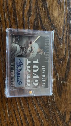 Stan Musial 2015 Topps Highlight of the Year Auto 4/25