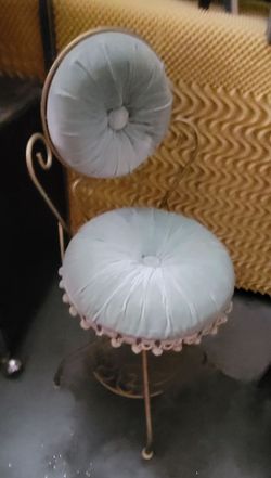 Hollywood Regency Vanity Stool